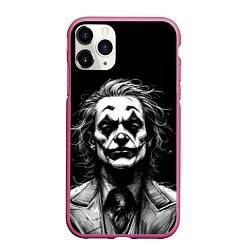 Чехол iPhone 11 Pro матовый Joker - clown