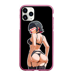 Чехол iPhone 11 Pro матовый Sexy Ellen Joe - Zenless zone zero, цвет: 3D-малиновый