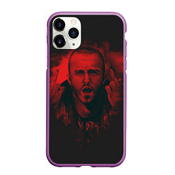 Чехол iPhone 11 Pro матовый Jesse Pinkman, цвет: 3D-фиолетовый