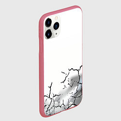 Чехол iPhone 11 Pro матовый Одинокий борец на просторах, цвет: 3D-малиновый — фото 2