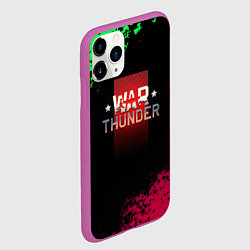 Чехол iPhone 11 Pro матовый Вартандер брызги красок, цвет: 3D-фиолетовый — фото 2