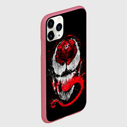 Чехол iPhone 11 Pro матовый Let there be Carnage, цвет: 3D-малиновый — фото 2