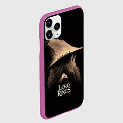 Чехол iPhone 11 Pro матовый Гэндальф из Властелин колец, цвет: 3D-фиолетовый — фото 2