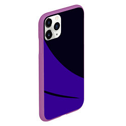 Чехол iPhone 11 Pro матовый Тёмный сине-фиолетовый двуцветный, цвет: 3D-фиолетовый — фото 2