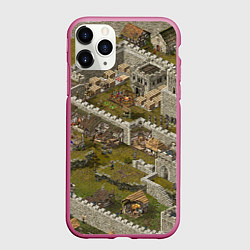 Чехол iPhone 11 Pro матовый Stronghold Crusader Definitive Edition, цвет: 3D-малиновый