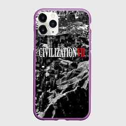 Чехол iPhone 11 Pro матовый Civilization VII, цвет: 3D-фиолетовый