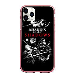 Чехол iPhone 11 Pro матовый Assassins Creed Shadows - samurai, цвет: 3D-баблгам