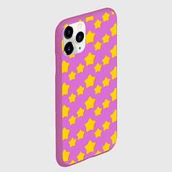 Чехол iPhone 11 Pro матовый Звезды-пряники, цвет: 3D-фиолетовый — фото 2