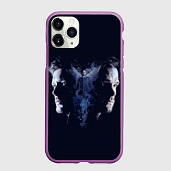 Чехол iPhone 11 Pro матовый Сверхъестественное, цвет: 3D-фиолетовый