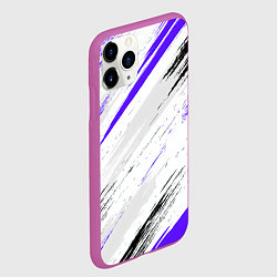 Чехол iPhone 11 Pro матовый Sports items, цвет: 3D-фиолетовый — фото 2