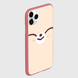 Чехол iPhone 11 Pro матовый FoxINy skzoo, цвет: 3D-малиновый — фото 2