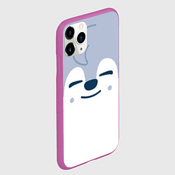 Чехол iPhone 11 Pro матовый Wolf Chan skzoo, цвет: 3D-фиолетовый — фото 2