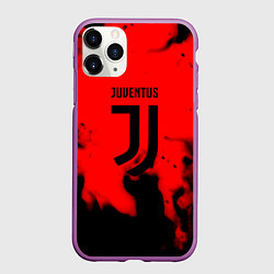 Чехол iPhone 11 Pro матовый Ювентус jujym, цвет: 3D-фиолетовый
