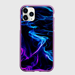Чехол iPhone 11 Pro матовый Color blue pink, цвет: 3D-фиолетовый