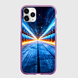 Чехол iPhone 11 Pro матовый Шары в огне, цвет: 3D-фиолетовый