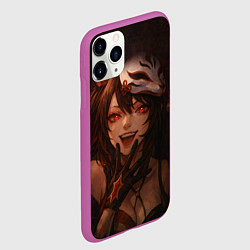 Чехол iPhone 11 Pro матовый Искорка из хср, цвет: 3D-фиолетовый — фото 2