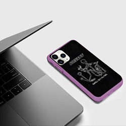 Чехол iPhone 11 Pro матовый Нирвана инцестисайд, цвет: 3D-фиолетовый — фото 2
