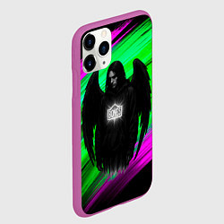 Чехол iPhone 11 Pro матовый Bones падший ангел, цвет: 3D-фиолетовый — фото 2