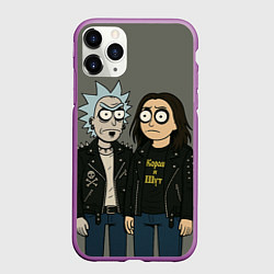 Чехол iPhone 11 Pro матовый КиШ - Рик и Морти