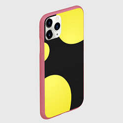 Чехол iPhone 11 Pro матовый Лава лампа макро баланс абстракция, цвет: 3D-малиновый — фото 2