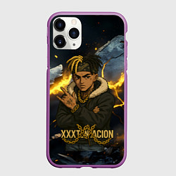 Чехол iPhone 11 Pro матовый XXXTentacion мультяшный стиль