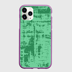 Чехол iPhone 11 Pro матовый Текстура с потертостями, цвет: 3D-фиолетовый