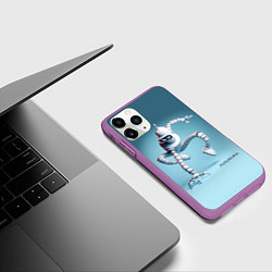 Чехол iPhone 11 Pro матовый Spider Bender - meme, цвет: 3D-фиолетовый — фото 2