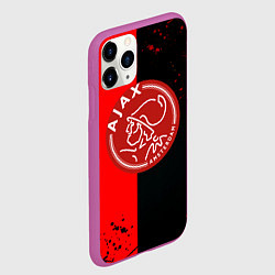 Чехол iPhone 11 Pro матовый Ajax текстура, цвет: 3D-фиолетовый — фото 2
