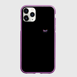 Чехол iPhone 11 Pro матовый Mercedes amg, цвет: 3D-фиолетовый