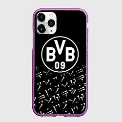 Чехол iPhone 11 Pro матовый Borussia хищник стиль