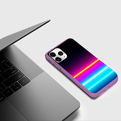 Чехол iPhone 11 Pro матовый Beach shorts, цвет: 3D-фиолетовый — фото 2
