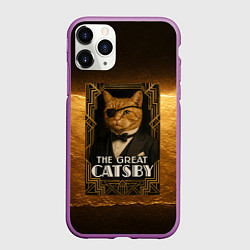 Чехол iPhone 11 Pro матовый Великий Кэтсби, цвет: 3D-фиолетовый