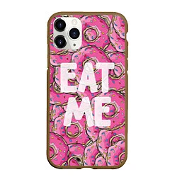 Чехол iPhone 11 Pro матовый Eat me, Homer