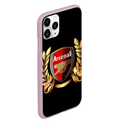 Чехол iPhone 11 Pro матовый Arsenal, цвет: 3D-розовый — фото 2