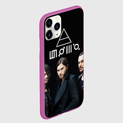 Чехол iPhone 11 Pro матовый 30 seconds to mars, цвет: 3D-фиолетовый — фото 2
