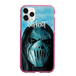 Чехол iPhone 11 Pro матовый Slipknot, цвет: 3D-малиновый