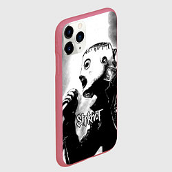 Чехол iPhone 11 Pro матовый Slipknot, цвет: 3D-малиновый — фото 2