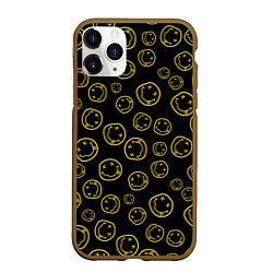 Чехол iPhone 11 Pro матовый Nirvana Pattern