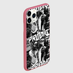 Чехол iPhone 11 Pro матовый The Prodigy, цвет: 3D-малиновый — фото 2