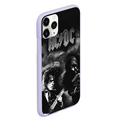 Чехол iPhone 11 Pro матовый AC/DC, цвет: 3D-светло-сиреневый — фото 2