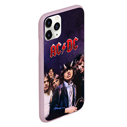 Чехол iPhone 11 Pro матовый AC/DC, цвет: 3D-розовый — фото 2