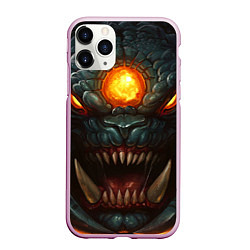 Чехол iPhone 11 Pro матовый Roshan Rage, цвет: 3D-розовый