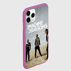 Чехол iPhone 11 Pro матовый Imagine Dragons: Boys, цвет: 3D-фиолетовый — фото 2