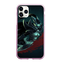 Чехол iPhone 11 Pro матовый Phantom Assassin, цвет: 3D-розовый