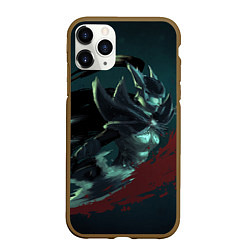 Чехол iPhone 11 Pro матовый Phantom Assassin, цвет: 3D-коричневый