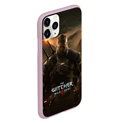 Чехол iPhone 11 Pro матовый Wild hunt, цвет: 3D-розовый — фото 2