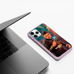 Чехол iPhone 11 Pro матовый Доктор кто, цвет: 3D-розовый — фото 2