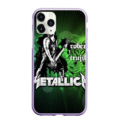 Чехол iPhone 11 Pro матовый Metallica: Robert Trujillo