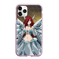 Чехол iPhone 11 Pro матовый Fairy tail, цвет: 3D-розовый