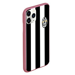 Чехол iPhone 11 Pro матовый Juventus: Pirlo, цвет: 3D-малиновый — фото 2